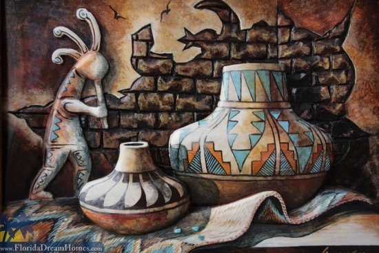 Authentic Native American Furniture and Decor 4 Bed 3 Bath Pool\/Spa Home